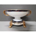 VICTORIAN COMPOTE CIRCA 1880 GUILDING IN GOOD CONDITION LOVELY CENTRE PIECE 17CMS X 30CMS