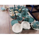 LARGE QUANTITY OF DENBY STONEWARE IN GREEN