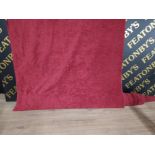 A LARGE ROLL OF HEAVY DUTY UPHOLSTERY FABRIC VINYL BACKED