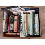 MIXED LOT OF HARDBACK BOOKS THEMED AROUND WORLD WAR II AND HISTORIC HOMES IN BRITAIN ETC