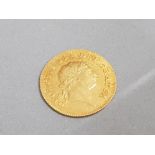 GEORGE III 1806 GOLD HALF GUINEA COIN