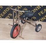 VINTAGE METAL FRAMED CHILDS TRIKE