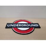 CAST METAL LONDON UNDERGROUND WALL PLAQUE