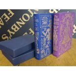 2 FOLIO SOCIETY HARD BACK BOOKS THE AZTECS BY NIGEL DAVIES AND THE MAYA BY NORMAN HAMMOND BOTH