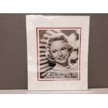 ANNA NEAGLE ENGLISH STAGE AND FILM ACTRESS SIGNED NEW YORK 1958 PHOTOGRAPH 36CM X 30CM