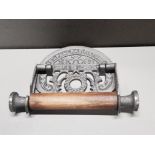 CAST METAL TOILET ROLL HOLDER ST PANCRAS FIXTURE