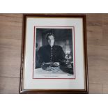 VINCENT PRICE 1911-1993 AMERICAN ACTOR SIGNED AND FRAMED PUBLICITY PHOTO FROM THE KEYS OF THE