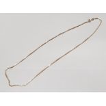 9CT YELLOW GOLD CHAIN 7G IN BOX