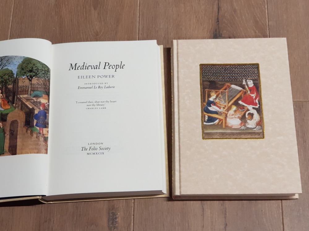 2 HARDBACK BOOKS BY ELEEN POWER MEDIEVAL WOMAN AND MEDIEVAL PEOPLE FOLIO SOCIETY - Image 2 of 2