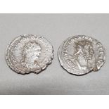 2 ROMAN IMPERIAL VALERIAS 253-260 BILLION COINS