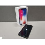 BOXED IPHONE X WITH CHARGER 64G INCLUDING HEADPHONES UNLOCKED AND IN WORKING CONDITION