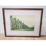 FRAMED PRINTED PHOTOGRAPH OF TYNEMOUTH ROAD NORTH SHIELDS 48CM X 60CM
