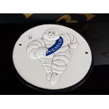 CAST METAL RUNNING MICHELIN MAN PLAQUE