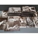 336 DIFFERENT EROTIC POSTCARDS ALL REPRODUCTIONS OF THE ORIGINALS IN SEPIA