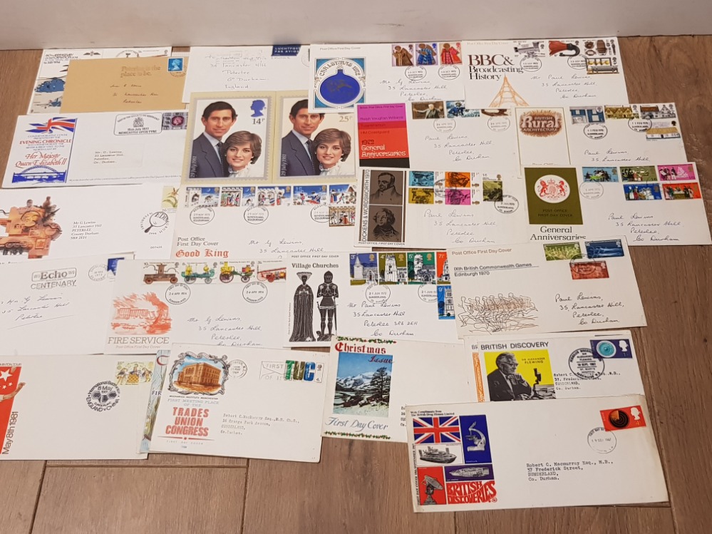 LARGE QUANTITY OF GREAT BRITAIN FIRST DAY COVERS A DUPLICATED RANGE FROM 1968 TO 1983 OVER 200 - Image 3 of 3