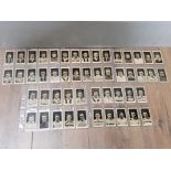 SET OF 50 STEPHEN MITCHELL CIGARETTE CARDS 1934 SCOTTISH FOOTBALLERS IN GOOD CONDITION