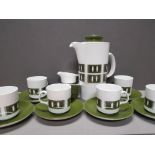 A 15 PIECE JOHNSON BROS COFFEE SET