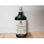 VINTAGE BOTTLE OF GORDONS SPECIAL DRY LONDON GIN WITH BLACK LABEL 70 PROOF