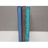 3 HARDBACK BOOKS FROM THE FOLIO SOCIETY INCLUDES KENNETH CLARKS CIVILISATION, PETER WHITFIELD
