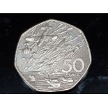 RARE 1994 D DAY 50P COIN