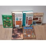 6 ANTIQUES PRICE GUIDE BOOKS