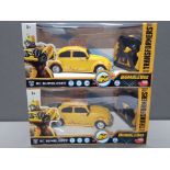 2 RC TRANSFORMERS BUMBLEBEE CARS UNOPENED IN BOXES