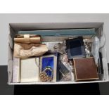 BOX OF COSTUME JEWELLERY