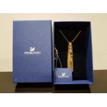 SWAROVSKI CRYSTAL SET NECKLET IN ORIGINAL BOX