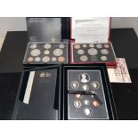 3 UK ROYAL MINT SETS FOR 1997, 2008 AND 2012 ALL COMPLETE IN ORIGINAL CASES WITH CERTIFICATES OF
