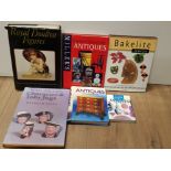 6 ANTIQUES BOOKS INC BAKELITE ROYAL DOULTON ETC