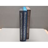 3 BOOKS ALL FROM THE FOLIO SOCIETY INCLUDES MICHELANGELO THE BOOK OF THE 100 GREATEST PAINTINGS