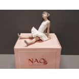 NAO BY LLADRO FIGURE 146 BALLERINA BALLET ATENTA WITH ORIGINAL BOX