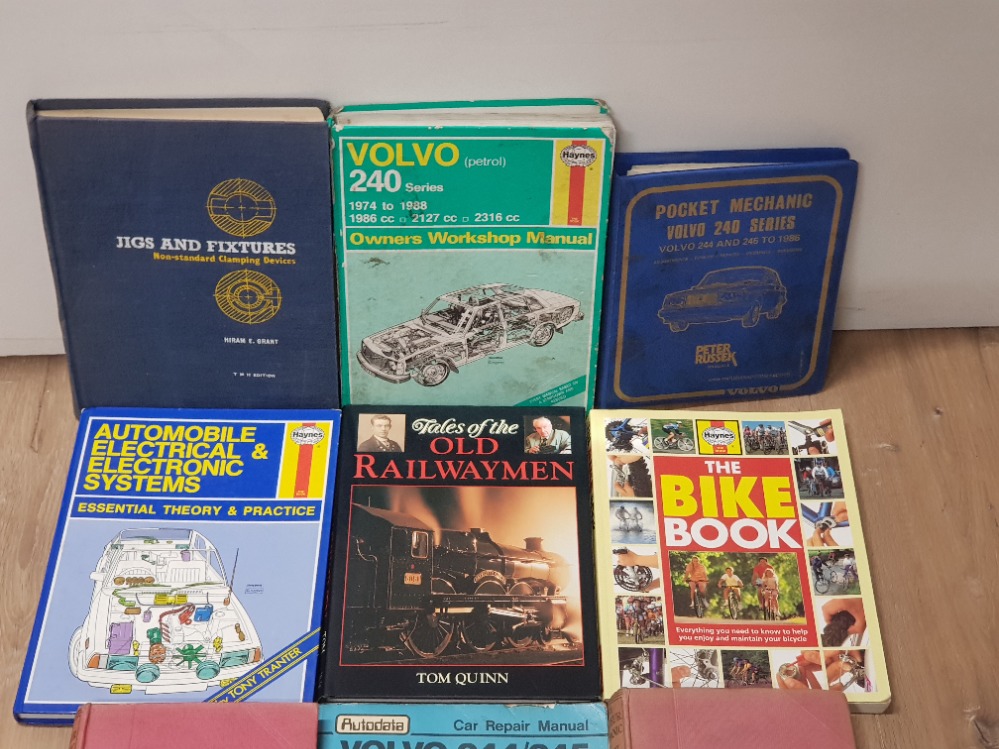 11 ASSORTED BOOKS INCLUDES OLD RAILWAYMEN THE BIKE BOOK VOLVO 240 SERIES OWNERS WORKSHOP MANUAL ETC - Image 2 of 3