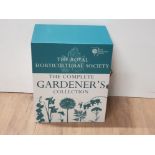 THE ROYAL HORTICULTURAL SOCIETY BOOK SET THE COMPLETE GARDENERS COLLECTION