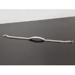 SILVER ID BRACELET