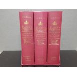 3 VOLUMES 2003 BURKES PEERAGE AND BARONETAGE 107TH EDITION IN RED CLOTH AND IN ORIGINAL SLIP CASE