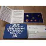 1982 ROYAL MINT PROOF COINAGE OF GREAT BRITAIN AND NORTHERN ISLAND IN ORIGINAL CASE AND COVER