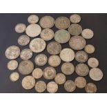 BAG OF SILVER PRE 1947 COINS 8 OUNCES