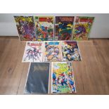 8 MISCELLANEOUS MARVEL COMICS INCLUDES GENETIX AND STAR TREK ETC KEPT WELL PRESERVED IN PROTECTIVE