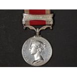 QUEEN VICTORIA 2ND CHINA WAR MEDAL UNNAMED WITH CANTON 1857 CLASP, EF