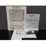 WINSTON CHURCHILLS MOTOR CAR INSURANCE DOCUMENT JAN-JUN 1931 NAMED TO THE POLICY HOLDER L.S.