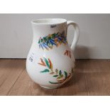 EARLY 19TH CENTURY COALPORT BUTTERFLY JUG 17CM IN HEIGHT