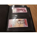 AN ALBUM WHICH CONTAINS UNCIRCULATED 200 WORLD BANK NOTES INCLUDES INDONESIAN AUSTRALIAN ETC