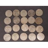 20 GEORGE VI SIX PENCES ALL DATED PRE 1947