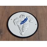 CAST METAL RUNNING MICHELIN MAN PLAQUE