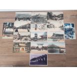 15 OLD ASIAN POSTCARDS INCLUDES 3X CHINA, 2X HONG KONG, 9X JAPAN AND 1 FROM SINGAPORE