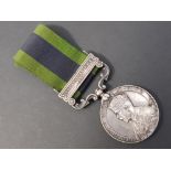 INDIA GENERAL SERVICE MEDAL GEORGE V CLASP AFGHANISTAN N.W.F. 1919 AWARDED TO 13827 PTE. H.WILSON