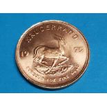 22CT GOLD SOUTH AFRICAN KRUGERRAND 1OZ FINE GOLD