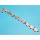 DUTCH COIN 10 CENTS BRACELET