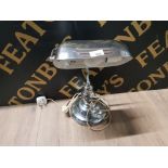 VINTAGE CHROME DESK LAMP IN WORKING ORDER